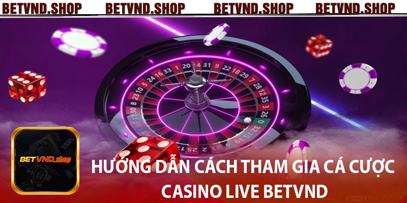 Hướng dẫn cách tham gia cá cược Casino Live Betvnd